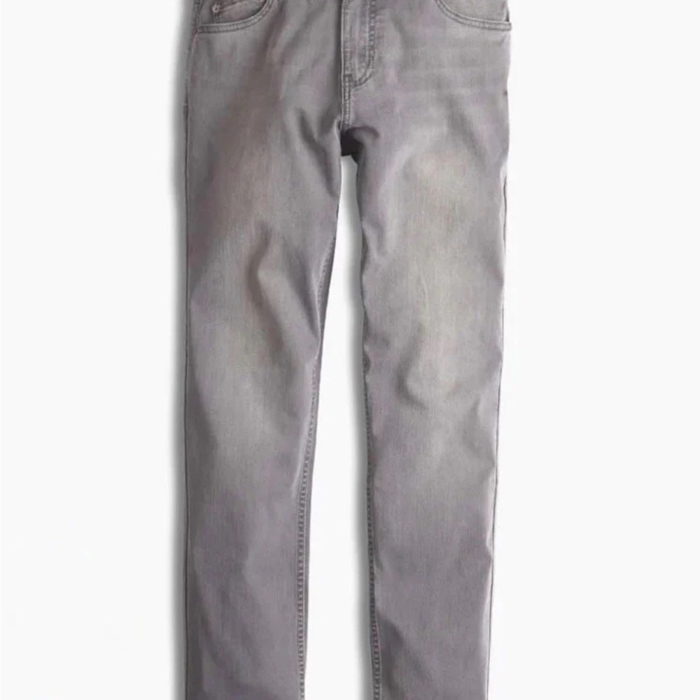 Men's Gray Straight Jeans